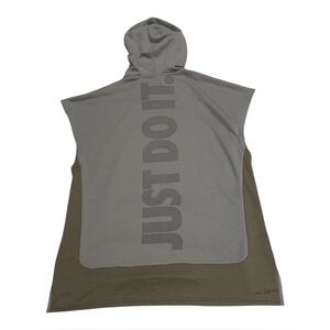 Nike Dri-Fit Just Do It Short Sleeve Hooded Training Vest AA4659-036 Men's Large